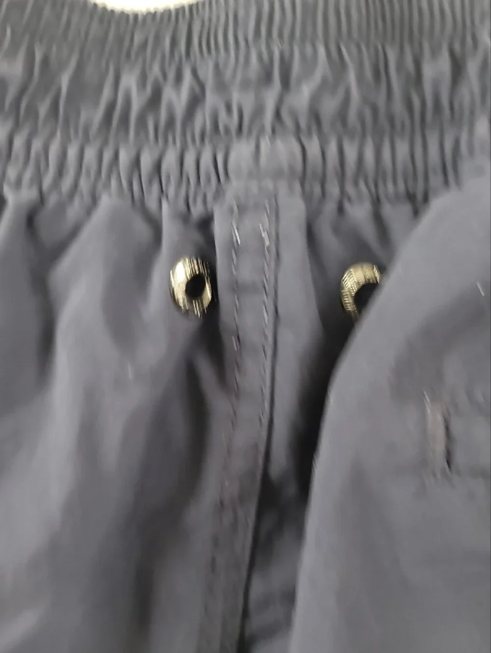 Ralph Lauren Polo Bear Navy Button-Front Swim Trunks Size Small